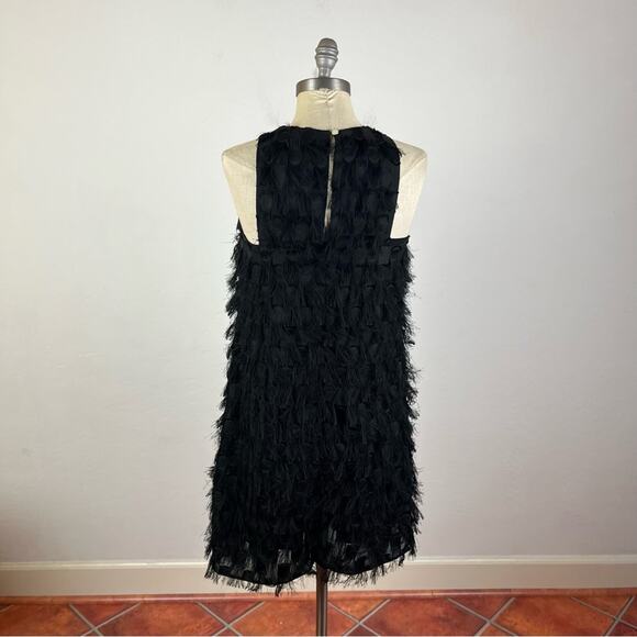 Anthropologie Roxie Textured Feather Fringe Dress - Picture 6 of 8